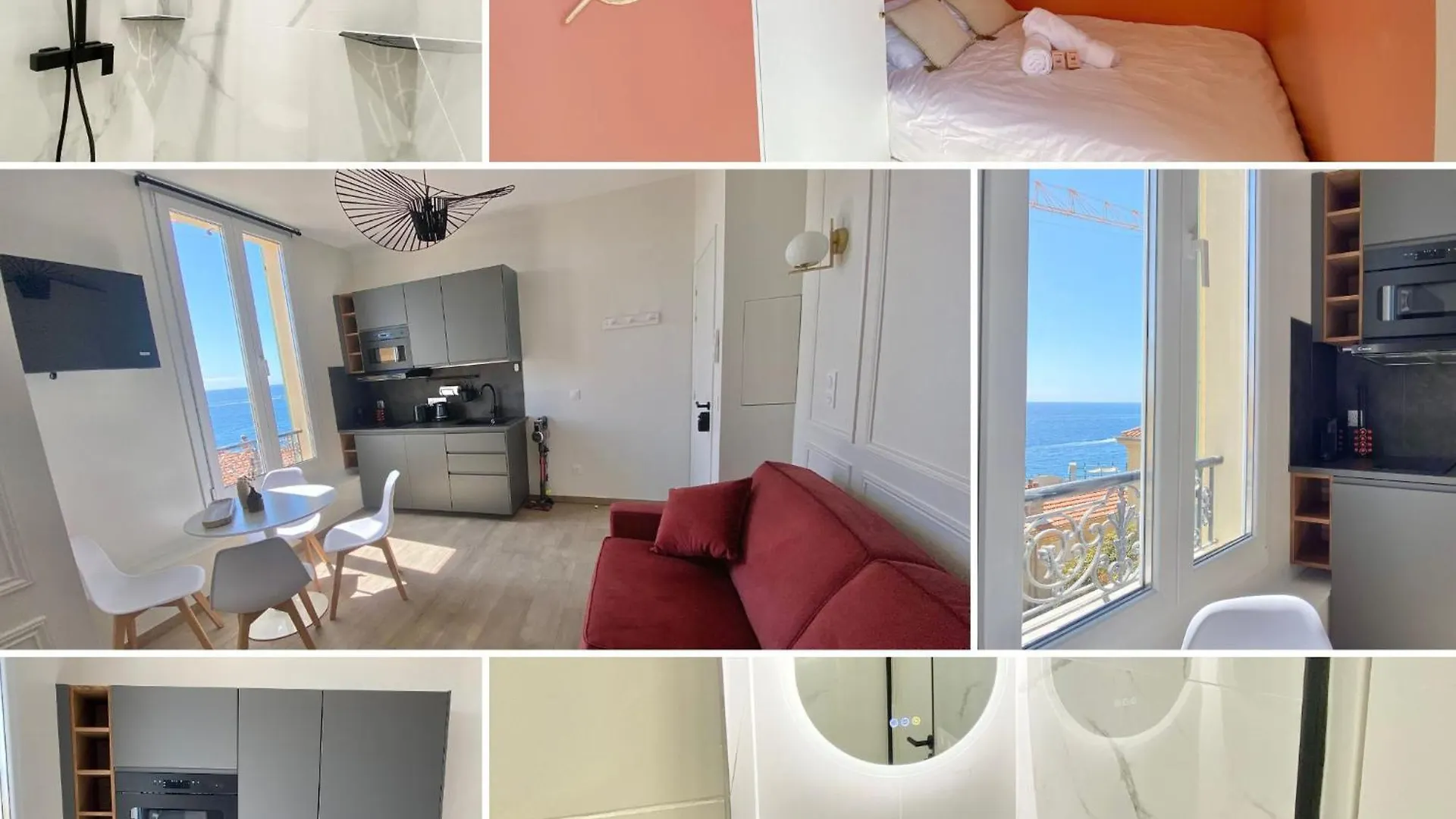 Appartement Moderne Climatise Monaco Vue Mer Cap-d'Ail France