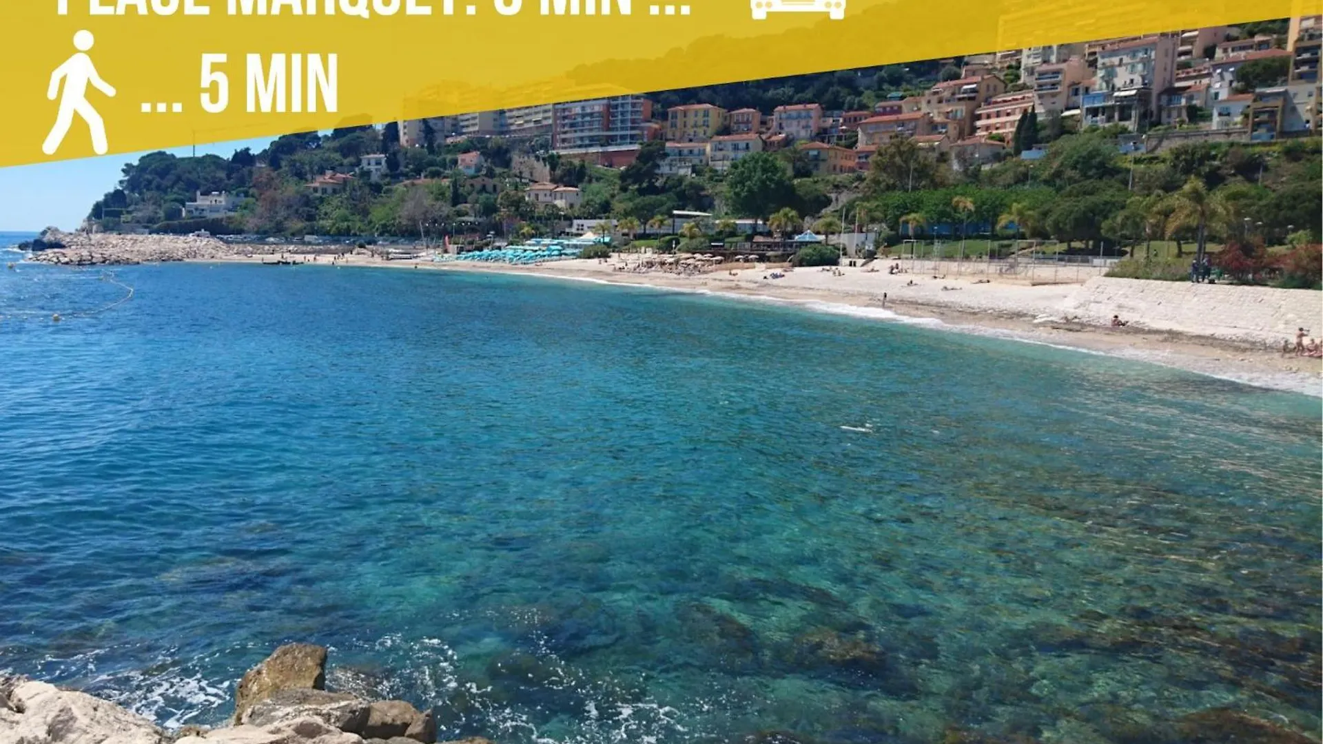 Appartement Moderne Climatise Monaco Vue Mer Cap-d'Ail Apartment